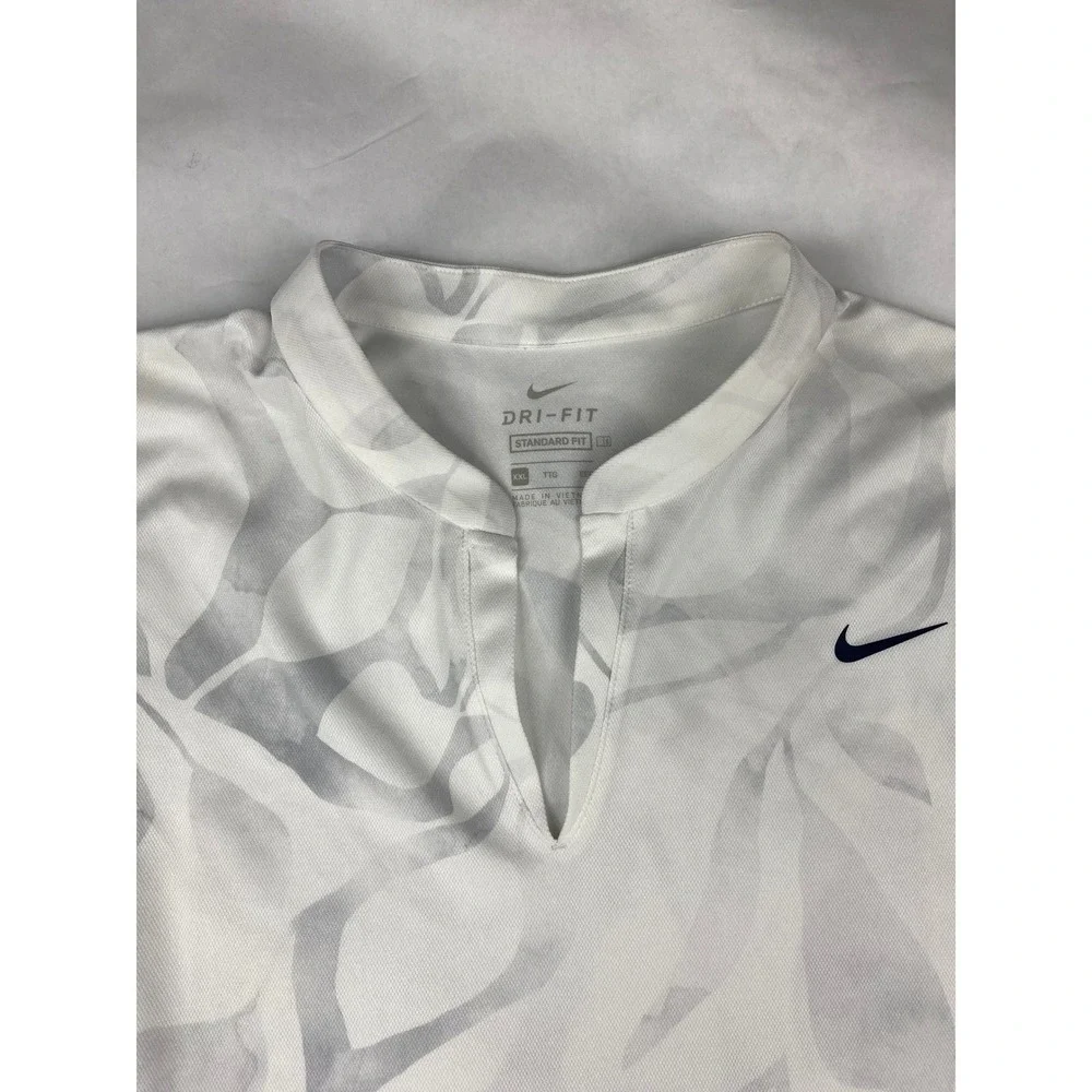 NWT Nike Golf Shirt Women's Size XXL Dri-FIT Victory White Floral